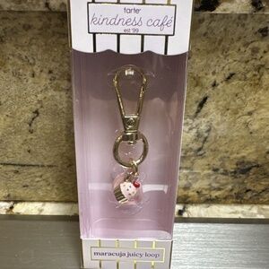 Key Chain Maracuja Juicy Loop Charm For Tarte Lip Plump Limited Edition - NEW